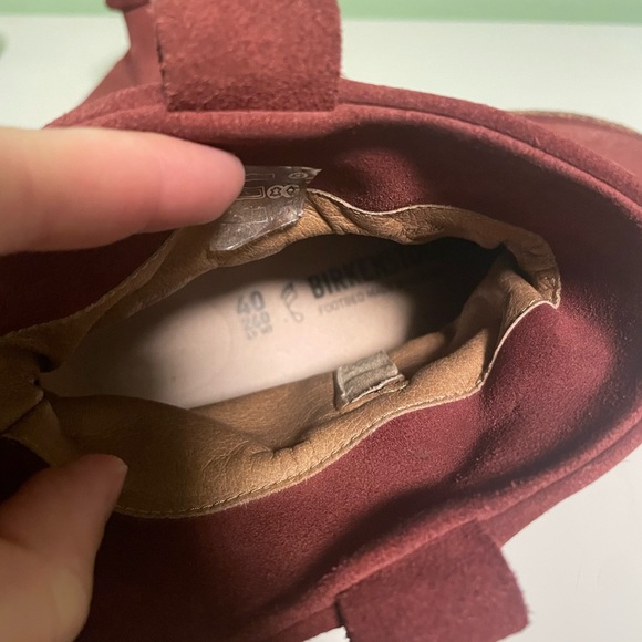 EUC Birkenstock burgundy ankle boot/bootie 40/9.5/10 - Picture 3 of 4